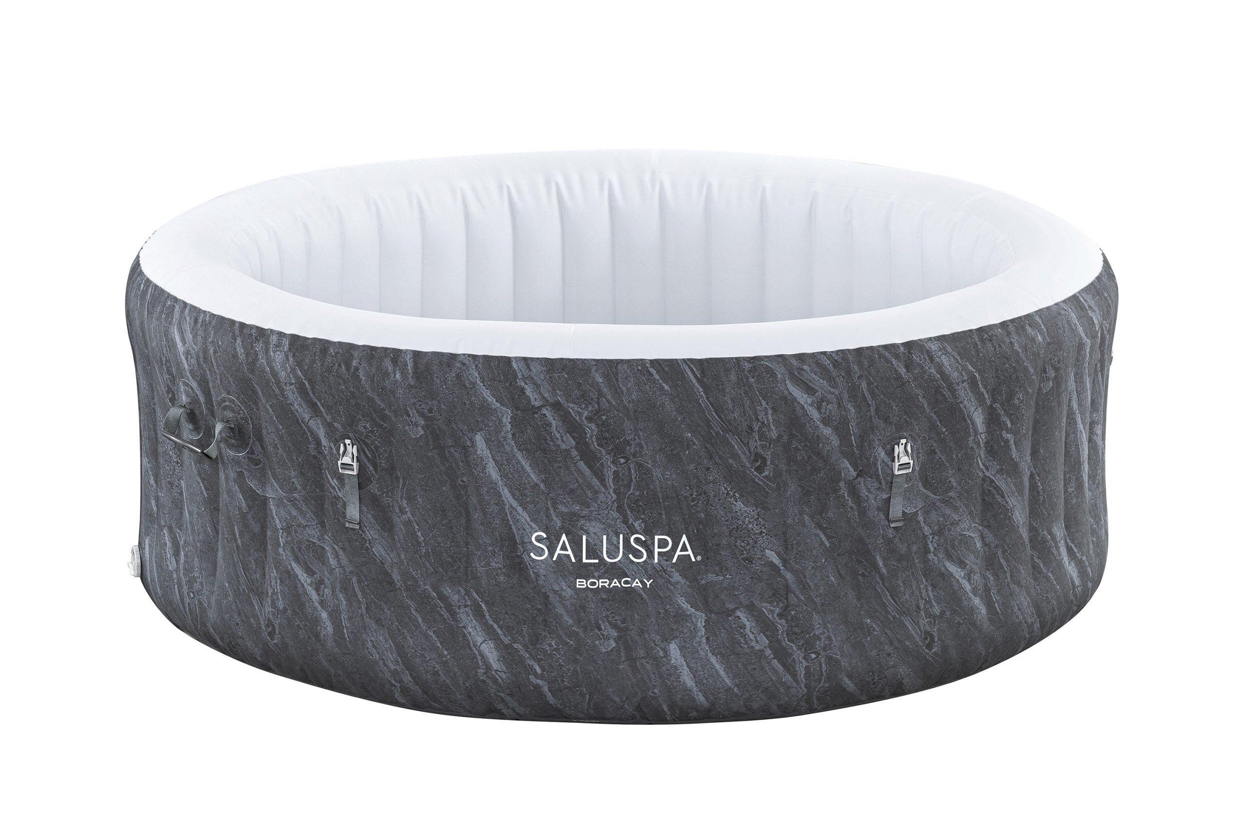 SaluSpa Boracay AirJet Hot Tub Liner Replacement. Gray Marble